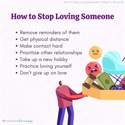 how to stop dating someone you love